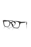 Ralph 53mm Rectangle Optical Glasses In Black