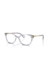 Ralph 53mm Rectangle Optical Glasses In Blue