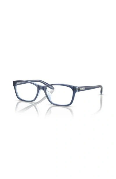 Ralph 53mm Square Optical Glasses In Blue