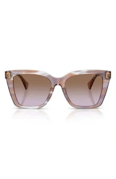 Ralph 53mm Square Sunglasses In Brown