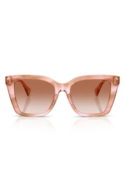 Ralph 53mm Square Sunglasses In Orange