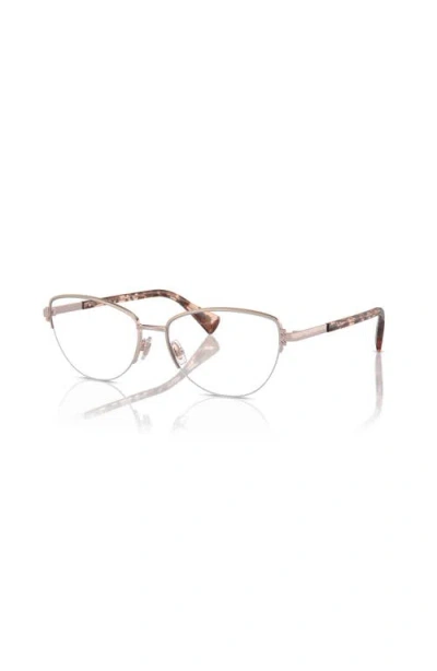 Ralph 54mm Cat Eye Optical Glasses In Brown