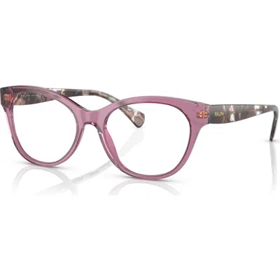 Ralph 54mm Cat Eye Optical Glasses In Purple