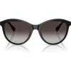 Ralph 54mm Gradient Round Sunglasses In Black