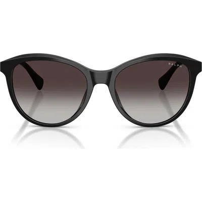 Ralph 54mm Gradient Round Sunglasses In Black