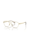 Ralph 54mm Oval Optical Glasses In Gold