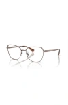 Ralph 55mm Irregular Optical Glasses In Brown