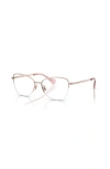 Ralph 55mm Irregular Optical Glasses In Neutral