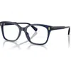 Ralph 55mm Rectangle Optical Glasses In Black