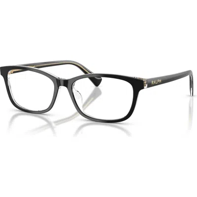 Ralph 55mm Rectangle Optical Glasses In Blue