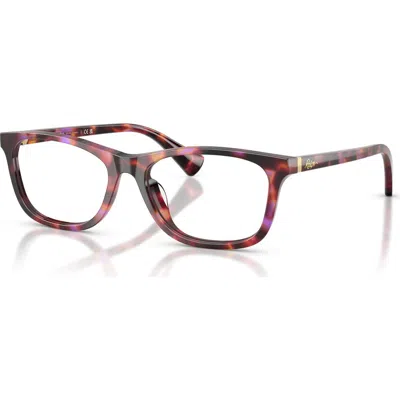 Ralph 55mm Rectangle Optical Glasses In Multi