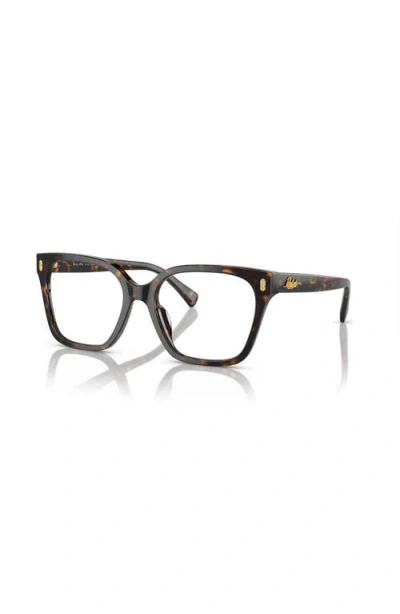 Ralph 55mm Square Optical Glasses In Brown