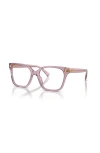 Ralph 55mm Square Optical Glasses In Burgundy