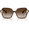 Ralph Woman Sunglass Ra5319u In Gradient Brown