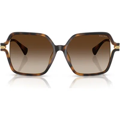 Ralph Woman Sunglass Ra5319u In Gradient Brown