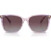 Ralph 56mm Polarized Square Sunglasses In Multi