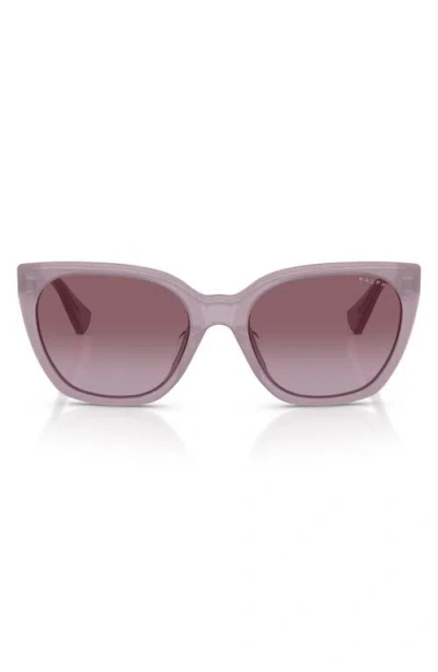 Ralph 56mm Ra5330u Gradient Butterfly Sunglasses In Pink