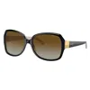 Ralph Lauren Women's Polarized Sunglasses, Gradient Polar Ra5138 In Black