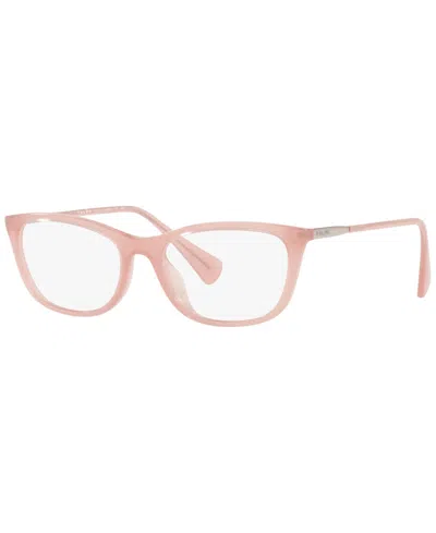 Ralph Lauren Ra7138u Women's Oval Eyeglasses In Shiny Opal Rose