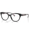 Ralph Lauren Women's Cat Eye Eyeglasses, Ra714152-o In Shiny Black