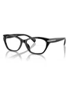 Ralph Lauren Women's Eyeglasses, A7161u In Shiny Black