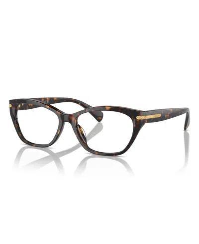 Ralph Lauren Women's Eyeglasses, A7161u In Shiny Dark Havana
