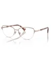 Ralph Lauren Women's Eyeglasses, Ra6059 In Shiny Rose Gold