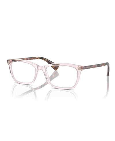 Ralph Lauren Women's Eyeglasses, Ra7089 In Shiny Transparent Rose