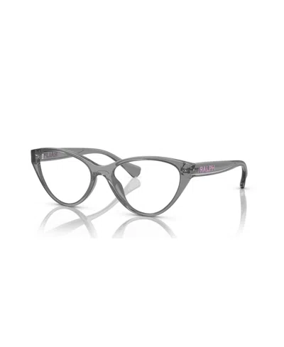 Ralph By Ralph Lauren Women's Eyeglasses, Ra7159u In Transparent Gray