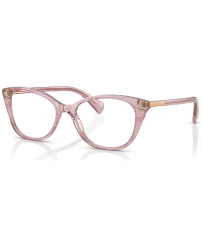 Ralph Lauren Women's Pillow Eyeglasses, Ra714653-o In Pink