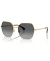 Ralph Lauren Women's Polarized Sunglasses, Gradient Polar Ra4142 In Shiny Gold