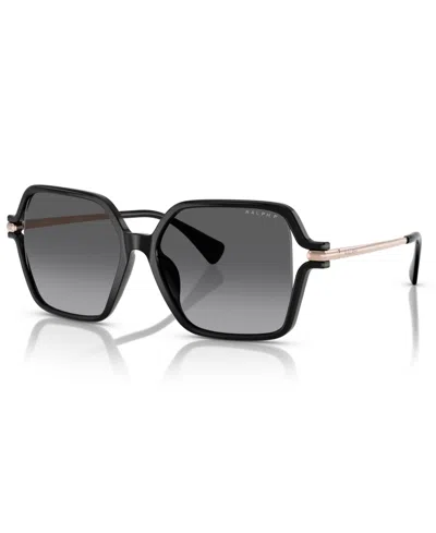 Ralph Lauren Women's Polarized Sunglasses Ra5319u In Shiny Black