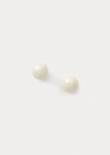 Ralph Lauren 10 Mm Faux-pearl Studs In Pearl