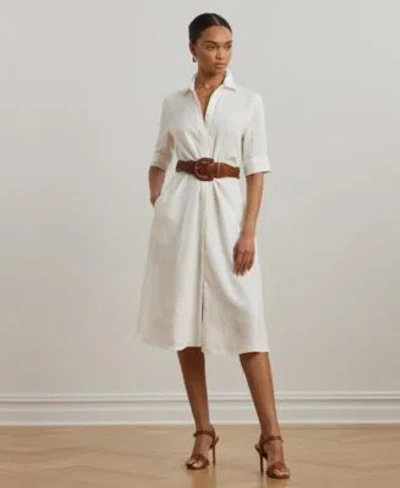 Ralph Lauren 100 Linen Shirt Dress 0p 22w