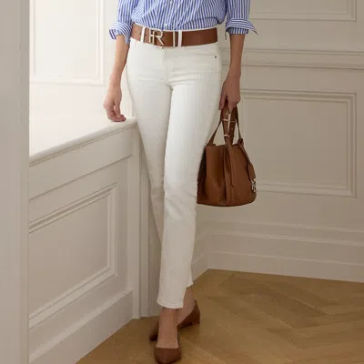Ralph Lauren 105 Super-slim Jean In Rinsed White