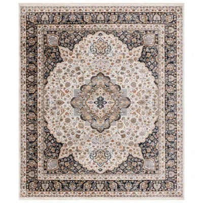 Ralph Lauren 1100 Performance Oriental Rug In Ivory,navy