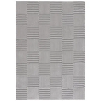 Ralph Lauren 117 Performance Geometric Rug In Grey