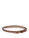 Ralph Lauren 12mm Dbl Bck-belt-medium In Brown