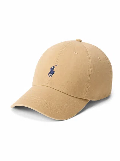 Ralph Lauren 16/1 Twill Cap Hat In Brown