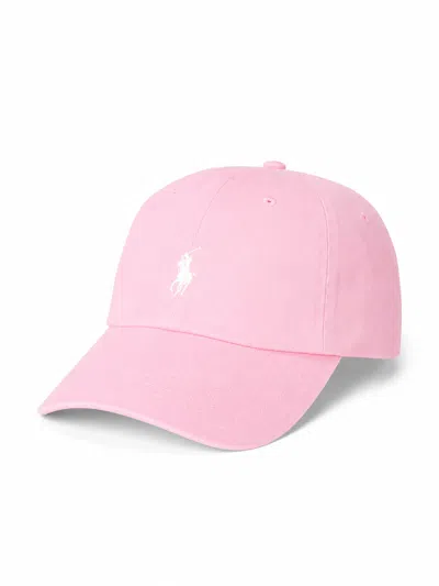 Ralph Lauren 16/1 Twill Cap Hat In Pink