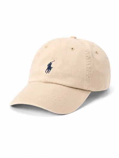 Ralph Lauren 16/1 Twill Cap Hat In White