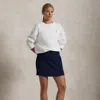Polo Ralph Lauren 17" Four-way-stretch Skort In Refined Navy