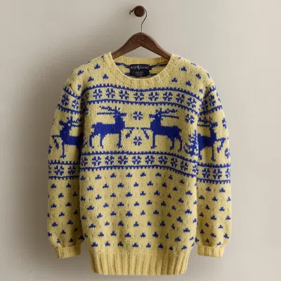 Ralph Lauren 1982 Patterned Sweater In Multi