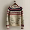 Ralph Lauren 1983 Patterned Wool Sweater In White