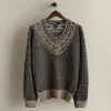 Ralph Lauren 1987 Houndstooth Sweater In Brown