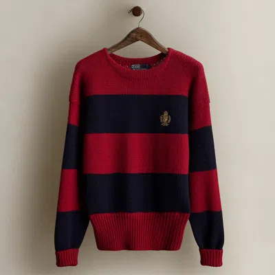 Ralph Lauren 1987 Polo Crest Sweater In Multi
