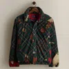 Ralph Lauren 1989 Print Down Coat In Green