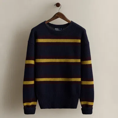 Ralph Lauren 1995 Striped Wool Sweater In Multi