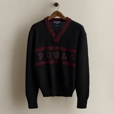 Ralph Lauren 1996 Polo Sport Sweater In Black