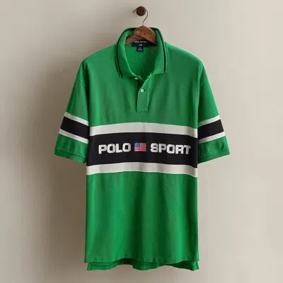 Ralph Lauren 1997 Polo Sport Logo Polo In Green